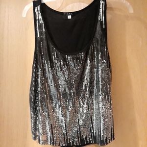 Sequinned top